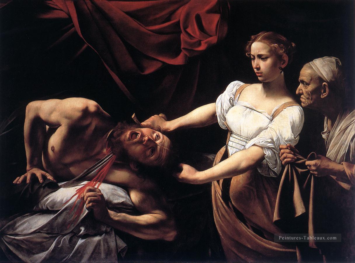 Judith décapitant Holopherne Caravage Peintures à l'huile